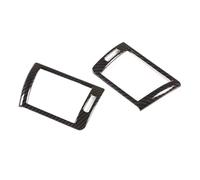 Central Control Trim For BMW For 3 Series For E46 1998-2001 2002 2003 2004 ABS Car Air Conditioner Side Vent Outlet Frame Cover Trim Sticker Car Accessories 2Pcs(Style A)