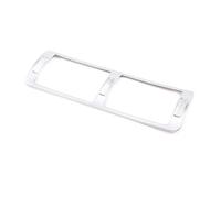 Central Control Trim For BMW For 5 Series For E39 1996-2003 ABS Carbon Fiber Car Center Console Air Conditioning Outlet Vent Frame Cover Trim Car Accessories(Silver)