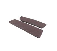 Central Control Trim For BMW For 5 Series For G30 For G38 2018-2020 2021 2022 Leather Car Armrest Box Cover Center Console Armrest Protector Pad Trim Car Accessories(Brown)