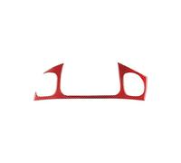 Central Control Trim For Chevrolet For Corvette C5 1998-2004 Accessories Carbon Fiber Interior Car Co-pilot Instrument Panel Trim Frame Cover Stickers Car Interior Trim(Red)