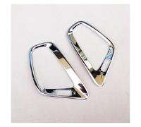 Central Control Trim For Jeep For Cherokee KL 2014/15/16/17/18 ABS Chrome Car Air Conditioner Outlet Vent Frame Panel Cover Trim Accessories 2piece Car Interior Trim