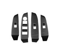 Central Control Trim For Mazda 6 M6 For Atenza 2019 2020 Carbon Style Window Switch Button Frame Decoration Cover Trim Car Styling Car Interior Trim