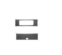 Central Control Trim For Nissan 350Z Z33 2003-2009 Navigation Steering Wheel Storage Dash Door Handle Carbon Sticker Set Modified Car Accessories Car Interior Trim(Rear CD cover)