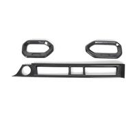 Central Control Trim For Pilot 2023 2024 Accessories Carbon Fiber Center Console Dashboard Air Outlet Frame Trim