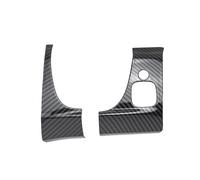 Central Control Trim For Ranger 2015-2021 2piece Carbon Fiber Color Rearview Mirror Button Dashboard Cover Trim Centre Console Trim(Right hand drive)