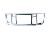 Central Control Trim For Toyota For RAV4 For RAV 4 2016 2017 Accessories ABS Matte Silver Chrome Air Conditioner Middle Central Outlet Air Vent Moulding Trim(Silver)