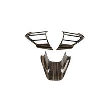 Central Control Trim For Toyota For Sienta 2022 2023 ABS Carbon Fiber Black Car Steering Wheel Panel Cover Trim Decoration Frame Sticker Accessories Car Interior Trim(Glossy wood)
