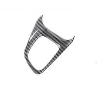 Central Control Trim For Toyota For Yaris For Cross 2020-2023 ABS Carbon Fiber Interior Auto Gear Shift Panel Cover Frame Trim Sticker Car Accessories Console Decoration Sticker(Carbon Gas RHD)