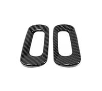Central Control Trim For Volvo For XC40 2017-2018 2019 ABS Carbon Fibre Car Front Small Air Outlet Decoration Cover Trim Car For Styling Accessories 2Pcs