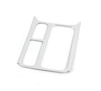 Central Control Trim For VW For Tiguan For MK1 2008 2009 2010 2011 2012 2013 2014 2015 Car Central Control Water Cup Holder Frame Cover Silver Carbon Texture(Silver)