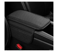 Central Control Trim PU Leather Car Armrest Mat Center Console Protection Cushion Auto Armrests Storage Box Pad Car Interior Accessories(Red)