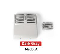 Central E Class W212 Car Rear Center AC Vent/Fit For Benz Console Air Conditioning Ventilation Grille Air Outlet Frame 2128300954(Model A Dark Gray)