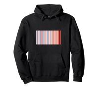 Central England Warming Stripes Climate Change Pullover Hoodie