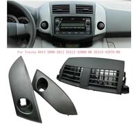 Central/Fit For Toyota RAV4 2006 2007 2008 2009 2010 2011 Center Dash A/C Outlet Air Vent Panel Cover 55412-42060-B0 55413-42070-B0(Panel Vent-strip)