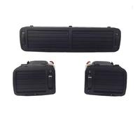 Central/Fit For VW Passat B5 1997-2005 Black Front Dashboard Central Air Vent Outlet A/C Heater(Left middle Right)
