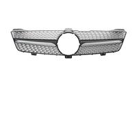 Central Grille Front For Benz For CLS-Class W219 For CLS63 For AMG For CLS350 Front Glossy Black Racing Grille Diamonds Style Bumper Grilles(Diamond-Chrome Black)
