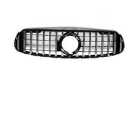 Central Grille Front For Benz For GLC Class For X253 2020-2022 For Glc 200 For GLC220 For GLC300 Sport Front Bumper Grille Radiator Grid Hood(3 Silver)