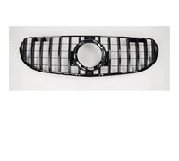 Central Grille Front For Benz For GLC Class For X253 2020-2022 For Glc 200 For GLC220 For GLC300 Sport Front Bumper Grille Radiator Grid Hood(9 Black)