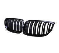 Central Grille Front For BMW 3 For Series E92 E93 For M3 2006-2009 Racing Grill Double Line Slat Grille Car Front Bumper Grilles Kidney