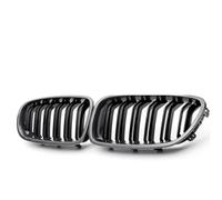 Central Grille Front For BMW 5 For Series F10 F18 2011-2016 Car Front Bumper Grille 51137261355(8 Carbon Look)