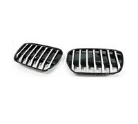 Central Grille Front For BMW For G08 For IX3 2020-2023 Car Front Bumper Kidney Gril Air Intake Grille Racing Grilles Body Kit(Sliver Look)