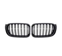 Central Grille Front For BMW For X3 For F25 2015-2017 Chrome Diamonds Style Front Bumper Grilles Carbon Fiber Look Double(Double-Carbon Look)