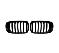 Central Grille Front For BMW For X3 For X4 F25 F26 For LCI 2014-2017 Front Grille Single Line Double Glossy Black Mesh Grill Upgrade(Single NO L)