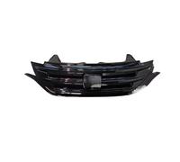 Central Grille Front For CRV 2012 2013 2014 Car Grille Modified Black Radiator Grill Carbon Fiber Pattern Front Bumper Net(Black)