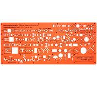 Central Heating Mechanical Building Services Sanitary Plumbing Installation HVAC Symbols Drawing Template Stencil