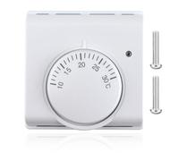 Central Heating Room Thermostat for Honeywell T6360B TC-RSTATL Mechanical Adjustable Dial Stat with Neon indicator Boiler Wall 2 Wire Thermostats Control Panel Replacement Energy Saving