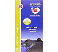 Central Iceland Map 1: 200 000: Regional map 8