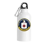 Central Low Intelligence Agency Emblem Tourist Water Bottle White
