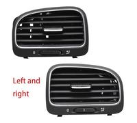Central OEM Black Front Panel Console Vents Dash Louver Air Conditioner Vent Outlet/Fit For VW Golf 6 MK6 5K0819728 5K0819703 5K0819704(Left-Right)