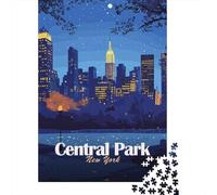 Central Park at Night New York 70x50cm 1000pcs Jigsaw Puzzle, 1000 Piece