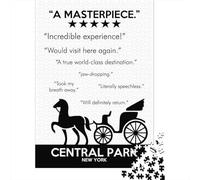 CENTRAL PARK MASTERPIECE Jigsaw Puzzle for Adults, 1000 Pieces, 70x50cm/1000pcs, New Year Hobby, Relaxing Home Time And January Evenings