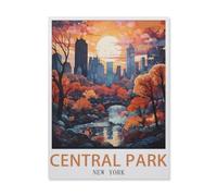 Central Park New York，Jigsaw Puzzles 1000 Pieces for Adults, Classic Puzzle Kids Puzzle Challenging And Difficult Puzzles for Adults And Teens（75x50cm）-DQ91