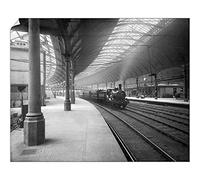 Central Railway Station, Newcastle upon Tyne Print, 1884 - Print 10"x8" (25x20cm) (440902)