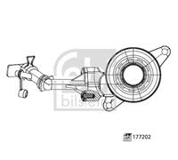 FEBI BILSTEIN 177202 Concentric slave cylinder