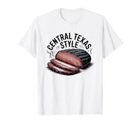 Central Texas Smoked Brisket BBQ Culture Heritage Badge T-Shirt