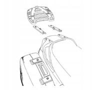 CENTRAL TRUNK RACK HONDA ST 1100 ( WITH MONOKEY PLATE )