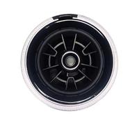 Centre Air Vent Grille Car 1PC Dashboard Air Vent Conditioner Outlet Decorative For A3 S3 Q2L RS3 2013 2014 2015 2016 2017 2018 2019 2020(High Without Pull)