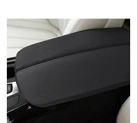 Centre Armres Center Console Armrest Box Microfiber Leather Protection Trim Cover For BMW X5 E70 2007-2013 / F15 2014-2018(Black 14-18)