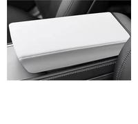 Centre Armres Leather Armrest Box Protective Abs Cover Arm Rest Lid For Tesla For Model Y 2025 Accessories(Bianco)