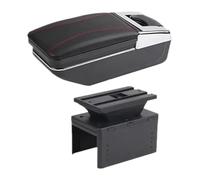 Centre Console Armrest Tray For Vauxhall For O&pel For Adam For Astra J H G For Corsa D C GTC For Mokka X For Insignia Centre Console Armrest Storage Box(A Red Line No Usb)