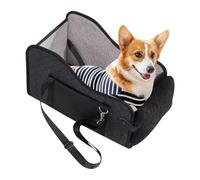 Centre Console Dog Car Seat | Car Seat for Dogs up to 6.4 kg - Portable Cushion Seat Reinforcer Portable Foldable Seat for Outdoor Travel Back Seat Indoor Picnic