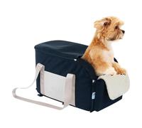 Centre Console Dog Pram Seat - Dog Car Seat, Dog Booster Car Seat Safety, Fully Disassembled Washing Dog Car Bed, Adjustable Straps Headrest for Small Dogs, Cats, Outdoor Travel