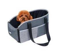 Centre Console Dog Pram Seat - Dog Carrier, Safe Travel Cot, Washable Cosy Seat with Fixed Buckles, Space-saving Design for Outdoor Travel, Ideal for Automobiles, Balconies and Sleep