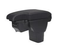 Centre Console Pad Car Armrest Box For For Juke 2010-2019 Accessories Interior Details Storage Retrofit Parts USB Car Armrest Box(B3 White line)