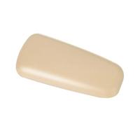 Centre Console Pad Universal Leather Car Center Console Knee Leg Elbow Cushion Pad Pillow Thigh Support Comfort Car Armrest Box(White)