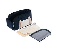 Centre Console Pet Kennel - Plush Dog Seat, Foam Cushion, Washable Velvet Design | Safe Travel Bed with Seat Belt for Dogs, Cats, Vehicle Drive, Comfort, Adventure, Family, Roadtr